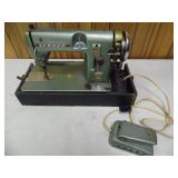 Working Vintage Sewmor Sewing Machine - current bid $10