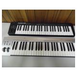 Alesis Q49 & M-Audio KeyRig 49 Keyboards - current bid $20
