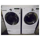Working LG Front Load Washer Dryer Set - current bid $200