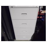 Hon 4 Drawer Metal Lateral File Cabinet - current bid $10