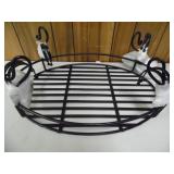 ODI Wrought Iron Hanging Pot Rack - current bid $10