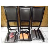 Like-New Ashley Leather Dining Room Chairs - current bid $10