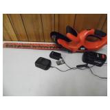 Working Black & Decker Cordless Hedge Trimmer - current bid $25