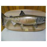 Mounted 14-Pound Salmon Fish - current bid $10