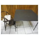 Folding Table and Stool - current bid $10