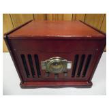 Working Classic Record Radio Cd Player - current bid $10