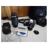 Olympus Camera & Zuiko 50/Kino 80-200mm Lens - curret bid $10