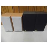 Pair of Sony and JBL Bookshelf Speakers - current bid $10