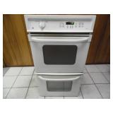 Working GE TrueTemp 27-inch Double Oven - current bid $25