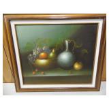 30-inch Canvas Painting by Brown - current bid $10