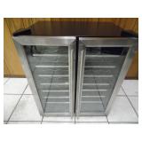 Working Wine Euthusiast Dual Zone Wine Cooler - current bid $25