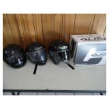 Group of HJC Motorcyle Helmets - current bid $15