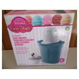 New Rival Ice Cream Maker - current bid $10