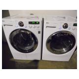 Working LG Steam Washer Dryer Set - current bid $225