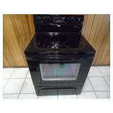 Working Whirlpool Gloss Black Range Oven - current bid $20