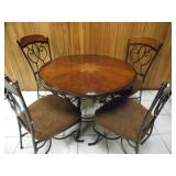 Set of Wrought Iron Table and Chairs - current bid $25