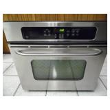 Working GE Profile Stainless Built in Oven - current bid $25