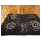 GE Gloss Black Down Draft Cooktop - current bid $15