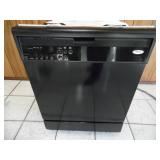 Working Whirlpool Gloss Black Dishwasher - current bid $10