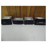 GROUP OF (4) CAR RECEIVERS - current bid $10