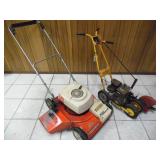 GAS MOWER AND EDGER - current bid $10