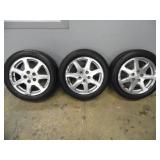 (3) Cadillac 17-inch Rims & Tires - current bid $25