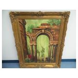 Classic Archway Painting by A Monelli - current bid $10