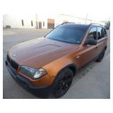 2004 BMW X3 3.0I SUV - Runs - current bid $850