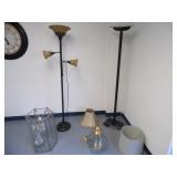 Flooring Standing and Ceiling Lights - curent bid $10