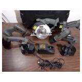 Working Durabuilt Cordless Power Tool Set - current bid $20