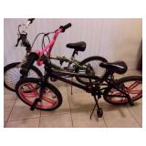Pair of Mongoose Boy & Girl Bikes - current bid $40