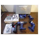 Group of Drill Master Cordless Power Tools - current bid $20