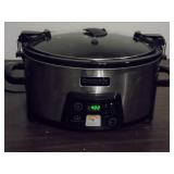 Working Crock Pot Stainless Slow Cooker - current bid $10