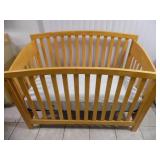 Jardine Madison Oak Convertible Baby Crib - current bid $10