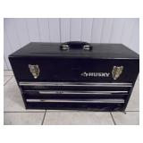 Husky Small Metal 3 Drawer Portable Tool Box - current bid $10