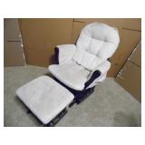 Stork Craft Glider Rocking Chair & Ottoman - current bid $20
