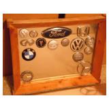 Custom Car Logo Mirror - current bid $10