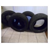 Set of 4 Goodyear Wrangler Tires - current bid $25