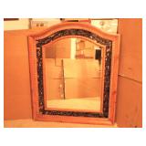 Wrought Iron Decorative Wall Mirror - current bid $10