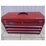Homak 3 Drawer Metal Tool Box - currrent bid $0