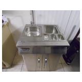 Jenn-Air Stainless Steel Sink Cart & Prep Station - current bid $40