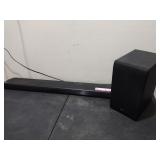LG Soundbar with Subwoofer Works