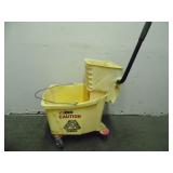 Winco Commercial Mop Bucket & Straine