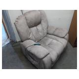 Zoy Suede Electric Recliner & Massage Chair