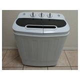 Zeny Portable Mini Twin Washer Dryer Combo current bid $30