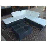 Rattan Transformer Conversation Patio Set