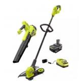 New Ryobi ONE+ Trimmer Blower Combo Set 