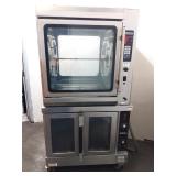 Hobart Double Stacked Rotisserie Commercial Electric Oven & Hobart Electric Convection Commercial 