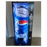 Dixie Narco Soda Vending Machine w/key Works