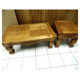 Broyhill Light Oak Coffee & End Table Set